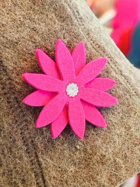 Huopakukkakoristeet (2 kpl)